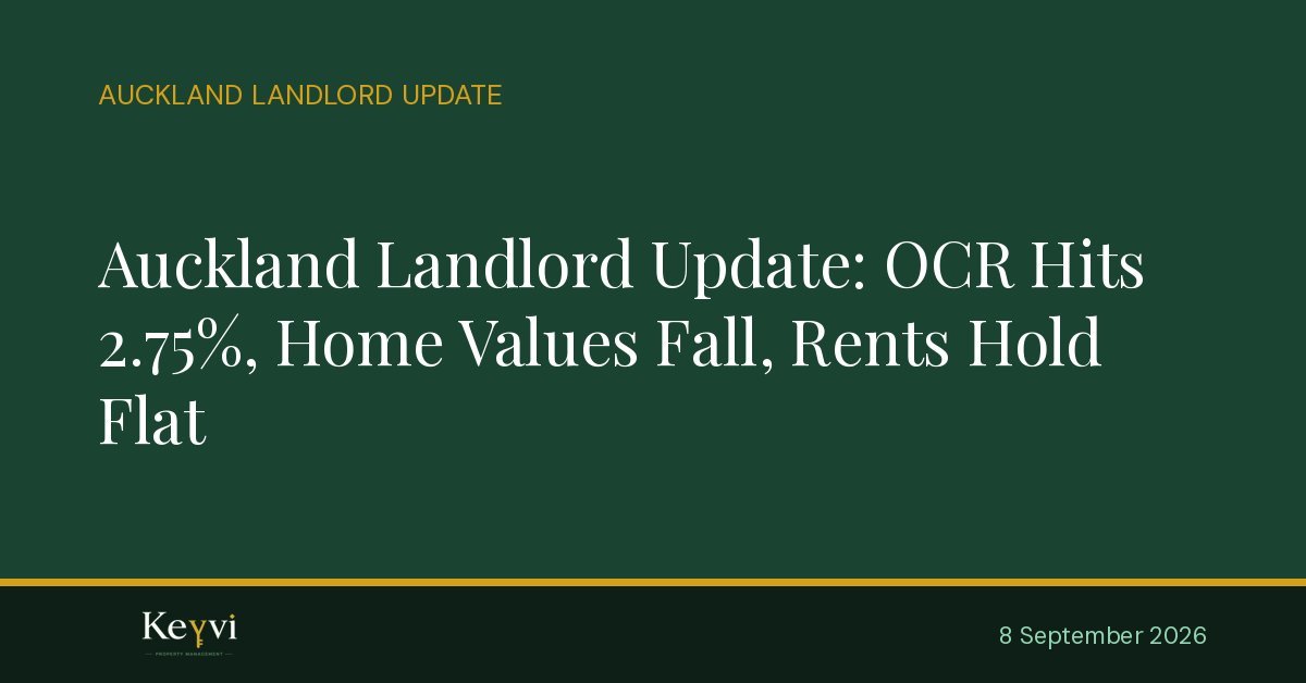 Auckland landlord interest rates September 2026